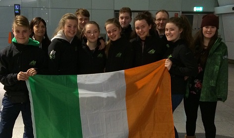 Irish Under 14's & 16's Ski race team 